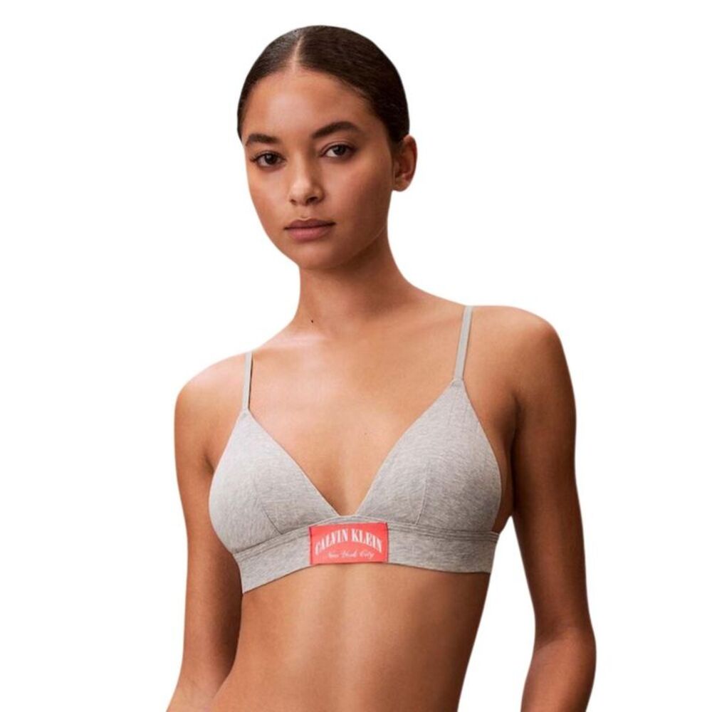 Calvin Klein Underwear Gray Cotton Women's Bra
